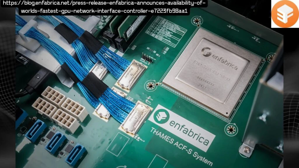 A close-up picture of the ACF-S chip installed on a circuit board.