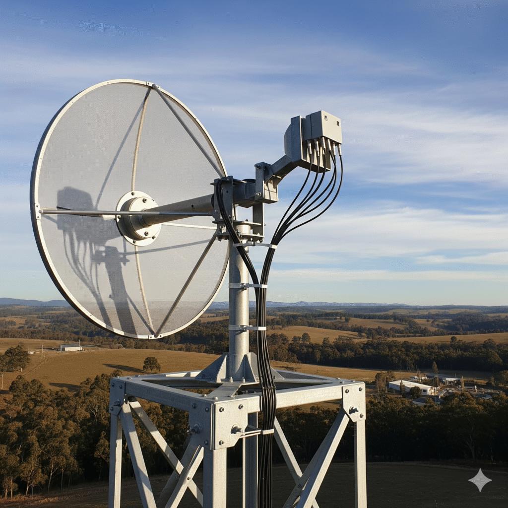 A local ISPs internet backhaul dish.