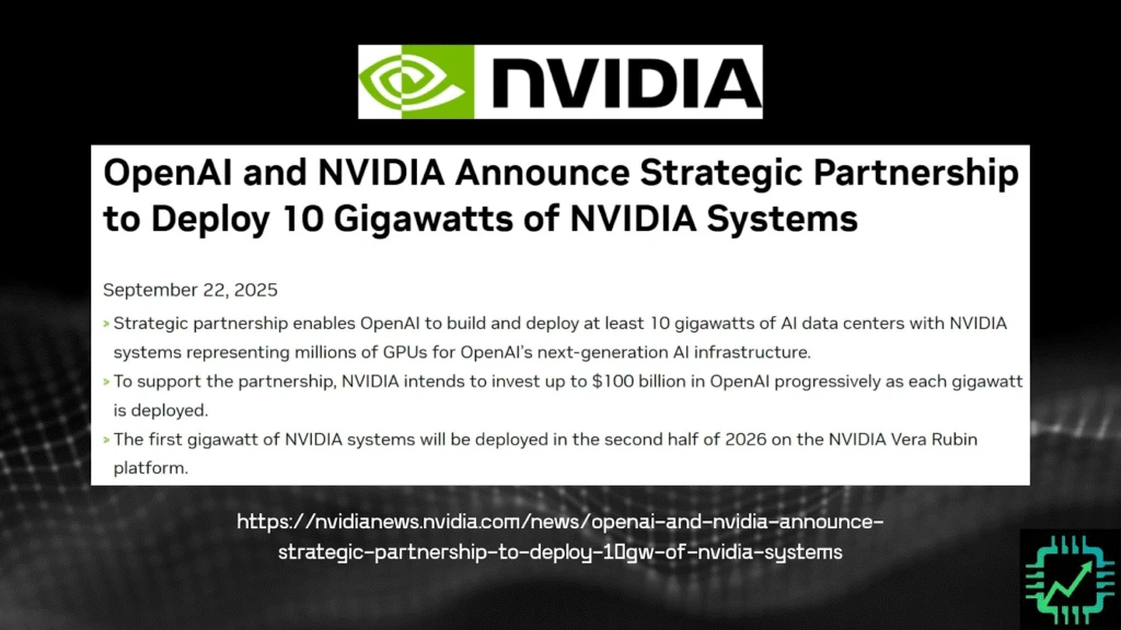 Nvidia and OpenAI's investment announcement on September 22, 2025